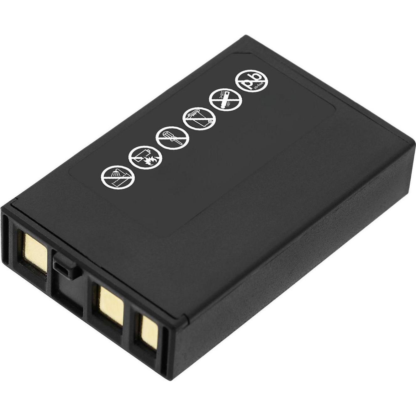 CoreParts Battery for Icom Two-Way Radio (1 Zellen, 2000 mAh), Notebook Akku, Schwarz