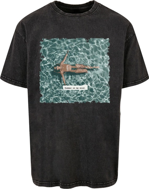 Image du produit Merchcode Summer - On My Mind Acid Washed Oversize Tee - 112607 (XL)