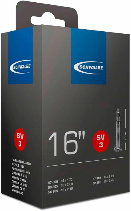 Schwalbe N°3 (Presta (SV), 16", 40 mm)