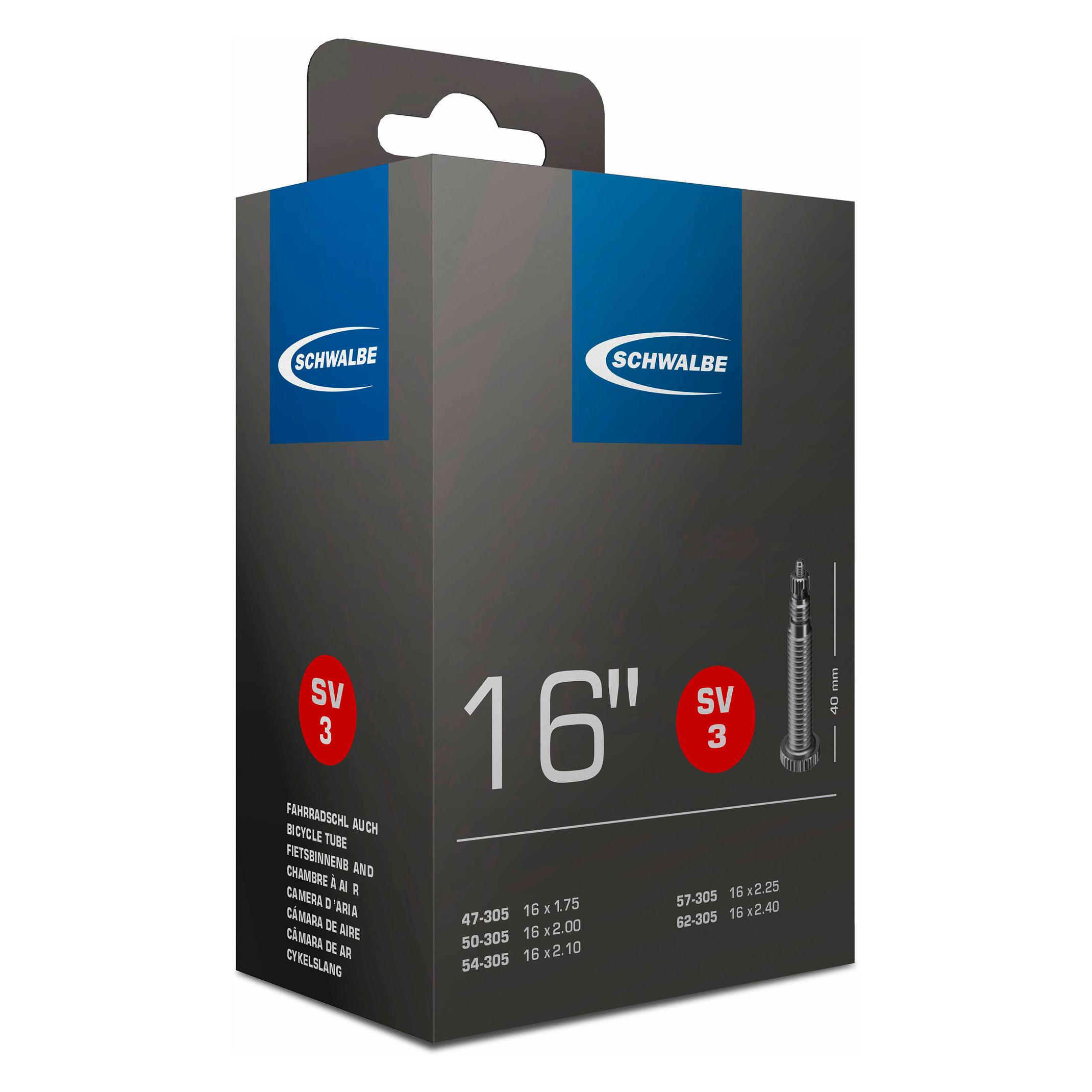 Schwalbe, Veloschlauch, (Presta (Sv), 16", 40 mm)