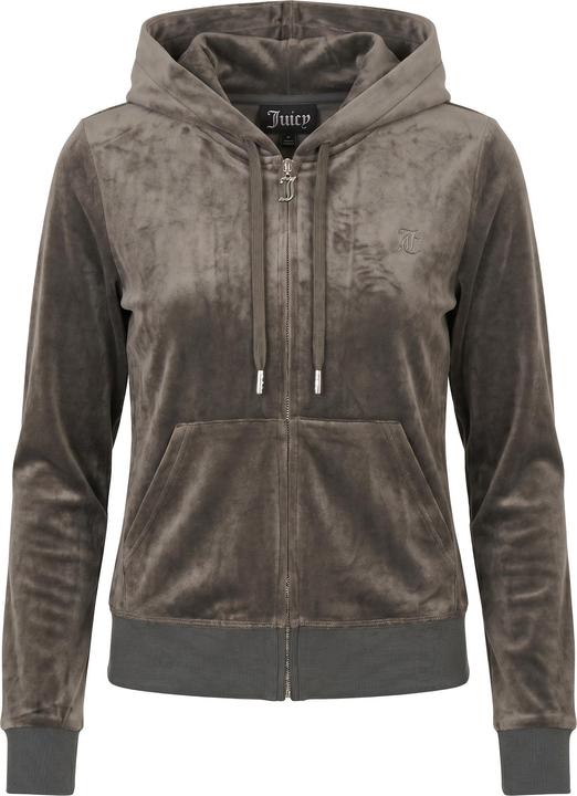 Actual product image Juicy Couture ZIP THROUGH HOODIE WITH ZIP PULL & JC - 102755 (S)