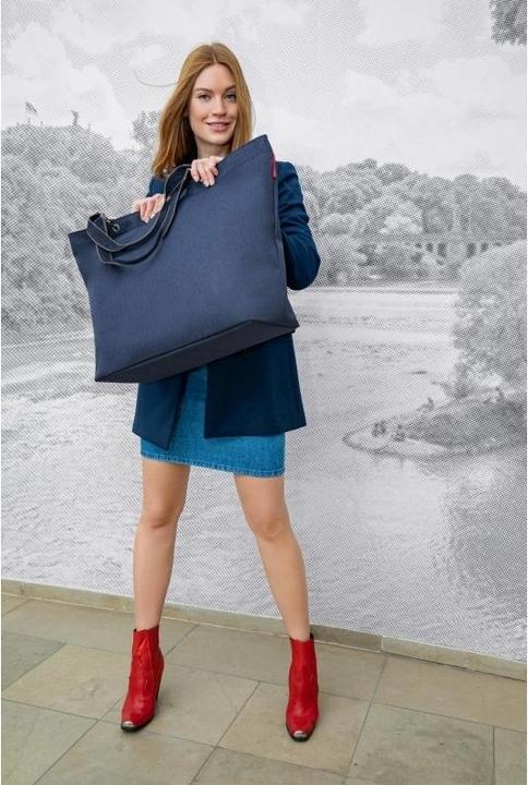 Image du produit reisenthel Sac Classic Shopper XL Herringbone Bleu foncé