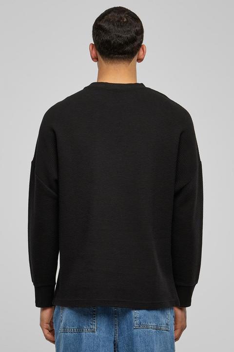 Actual product image Urban Classics Cut On Sleeve Naps Interlock Crew (M)