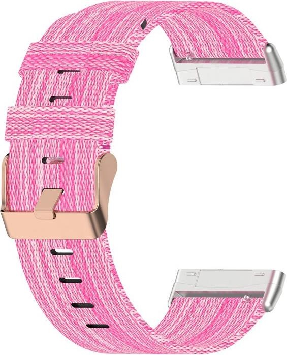 Produktbild Cover-Discount Fitbit Versa / Sense - Nylon Armband pink (Nylon, Versa 3, Sense)