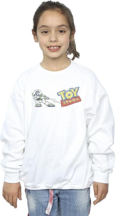 Produktbild Disney Toy Story Buzz Pulling Logo Sweatshirt Mädchen (140, 146)