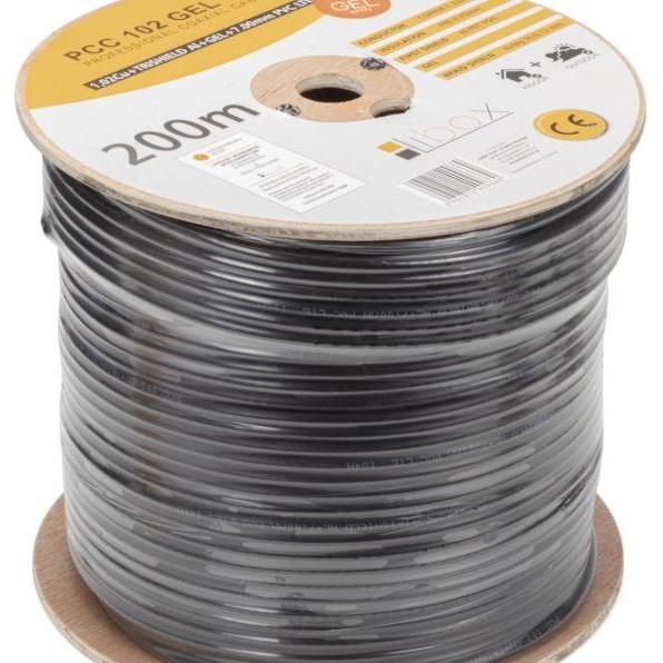 Libox, Tubo + Canalina per cavi, Kabel coaxialny PCC102 żel/200m (200 m)