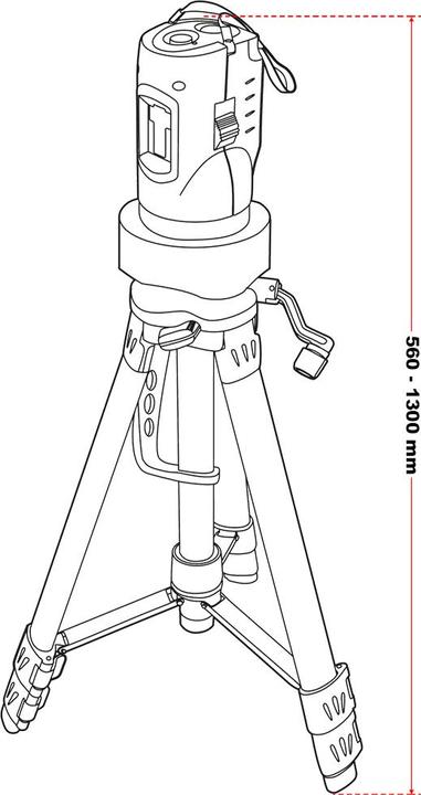 Actual product image Wiltec Cross line laser