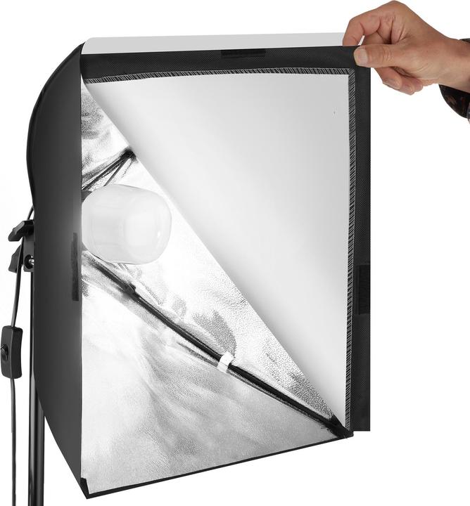 Actual product image tectake 2x Photography lighting + softbox model 1 (Studio light)