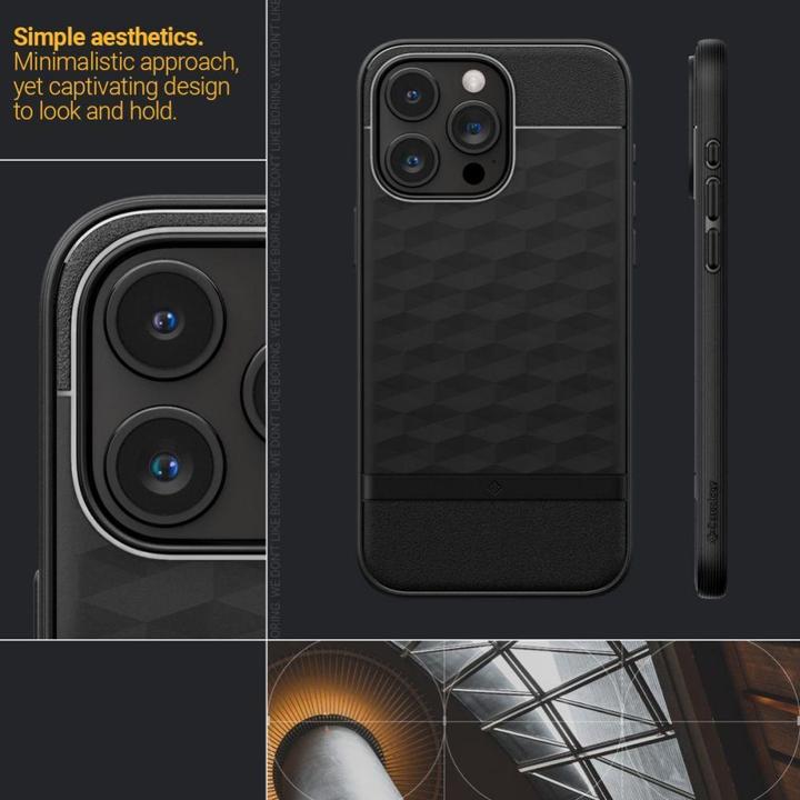 Actual product image Caseology Parallax MAG iPhone 15 Pro 6.1" Magsafe Czarny/Matte Black ACS06749 (Apple iPhone 15 Pro)