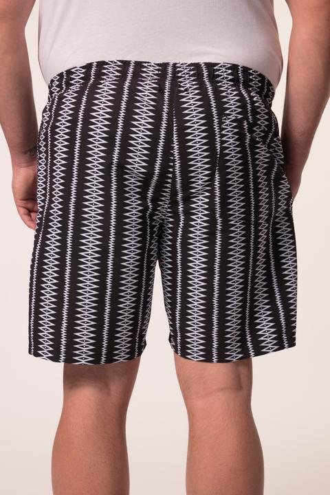 Actual product image Men+ Badeshorts, Bauchfit, Alloverprint, Elastikbund (7XL)