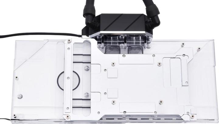 Actual product image Alphacool Eiswolf 2 GPU AIO 360mm Radeon RX 6800/6800XT Gaming Trio X with Backplate