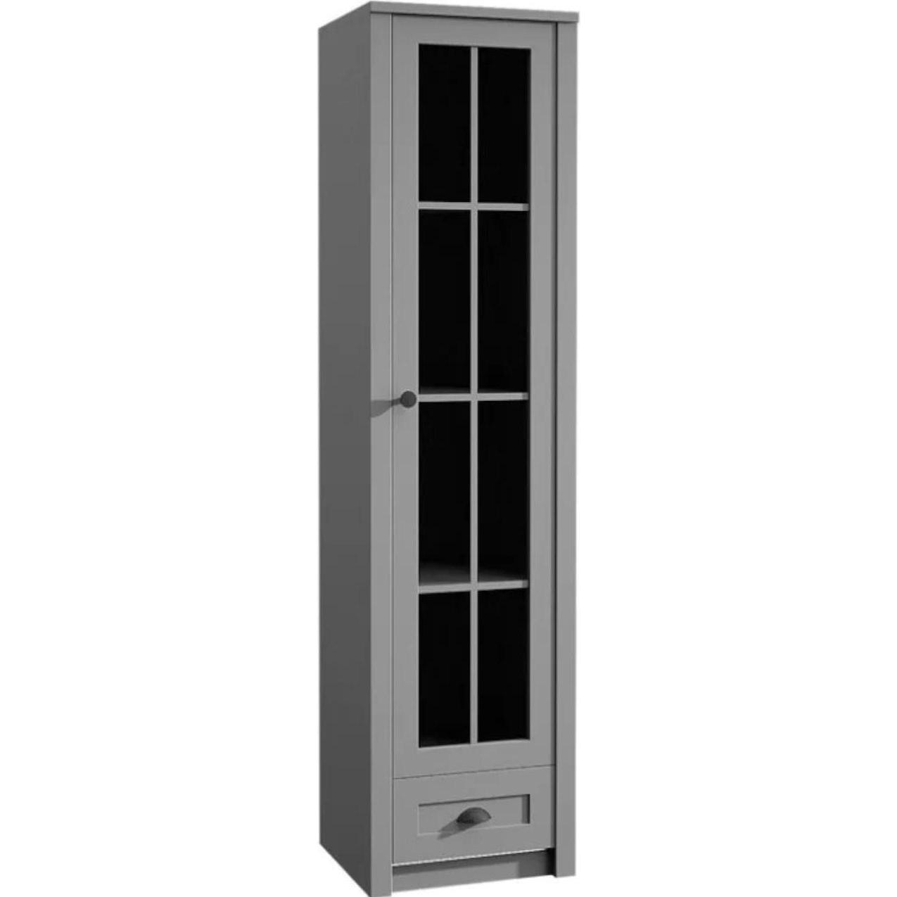Konsimo, Vitrine + Buffetschrank, Lemas (50 x 198 x 43 cm)