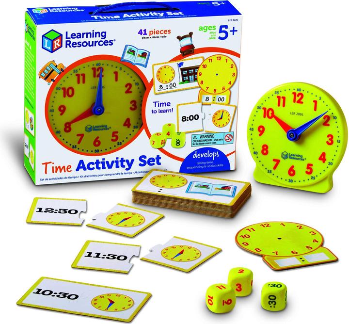 Produktbild Learning Resources Die Uhrzeit lernen (Deutsch)