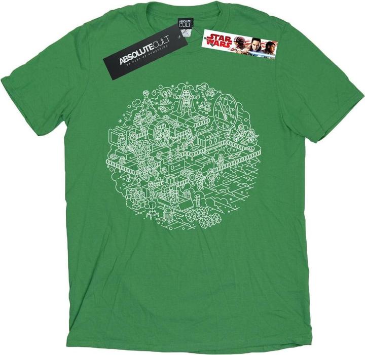 Produktbild Star Wars Christmas Death Star TShirt (S)