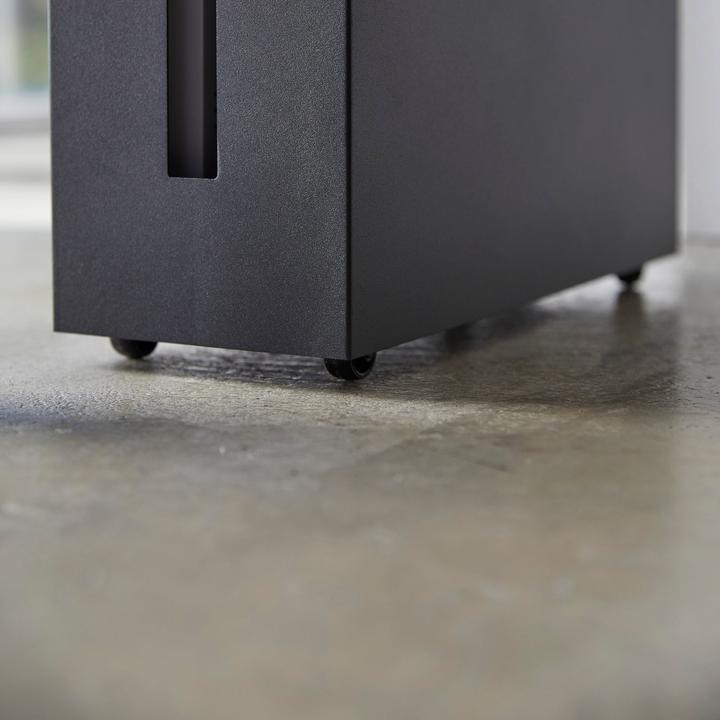 Actual product image Yamazaki Cable box with castors TOWER
