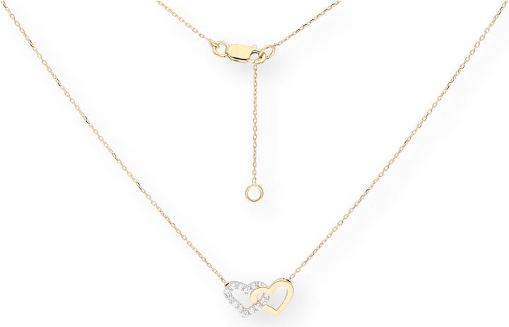 Produktbild Carat Hearts (Gold, Zirkonia, 42 cm)
