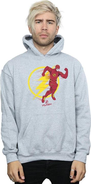 Image du produit - Sweat à capuche THE FLASH RUNNING EMBLEM - Homme (5XL)