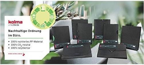 Produktbild Kolma Schnellhefter LineaVerde A4 XL Recycling 4 Heftstifte schwarz (A4, 1x)