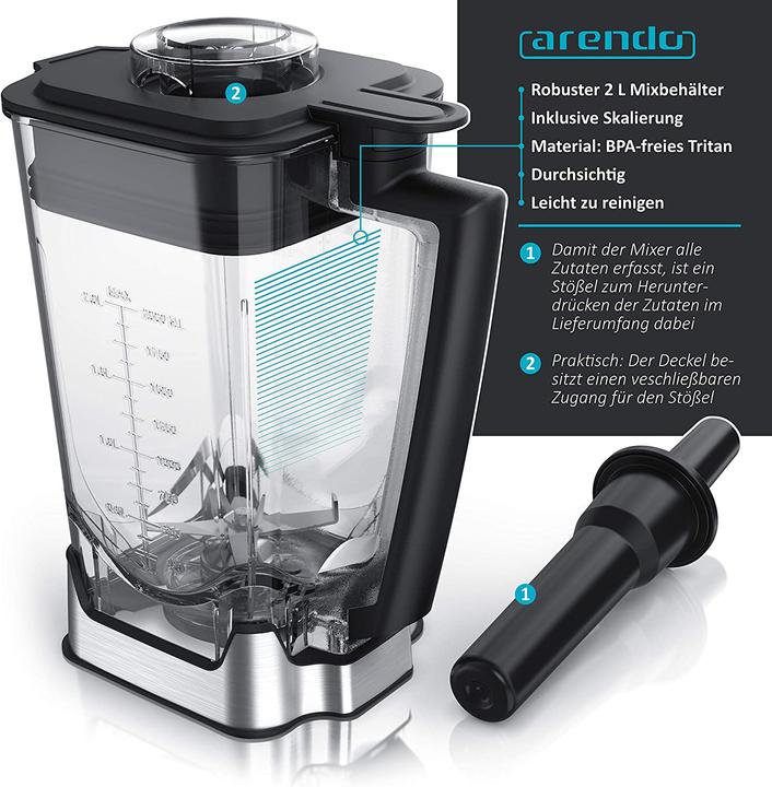 Produktbild Arendo Power Standmixer 2000W (2000 W)