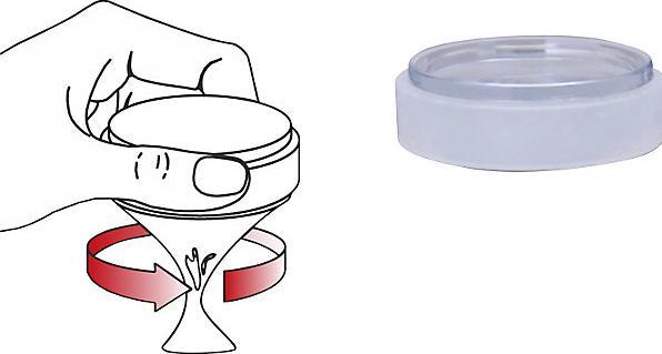 Produktbild Bodentürstopper Clear ø 49x16 mm (4 Stück)