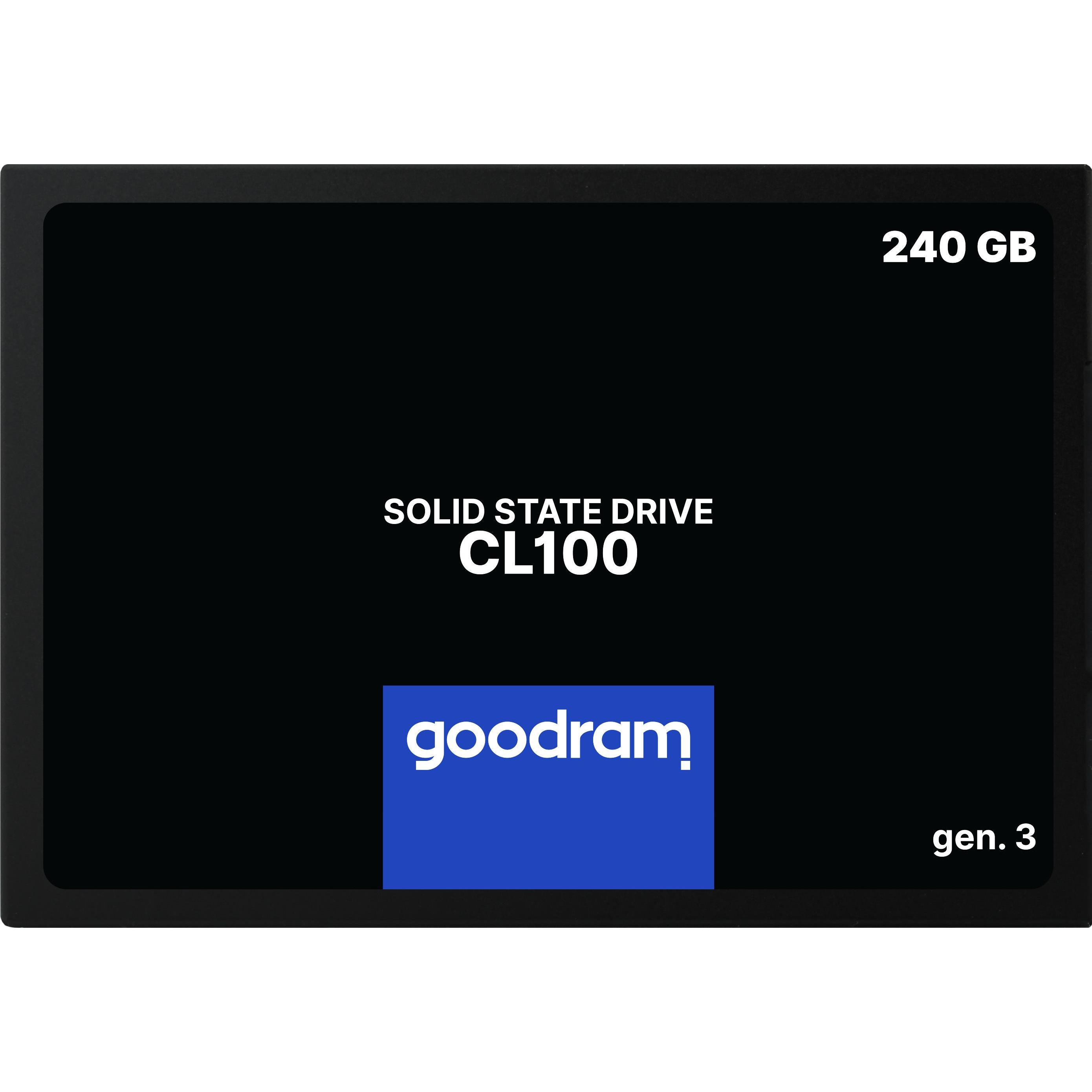 Goodram CL100 Speicherkarte SATA (240 GB, 2.5"), SSD