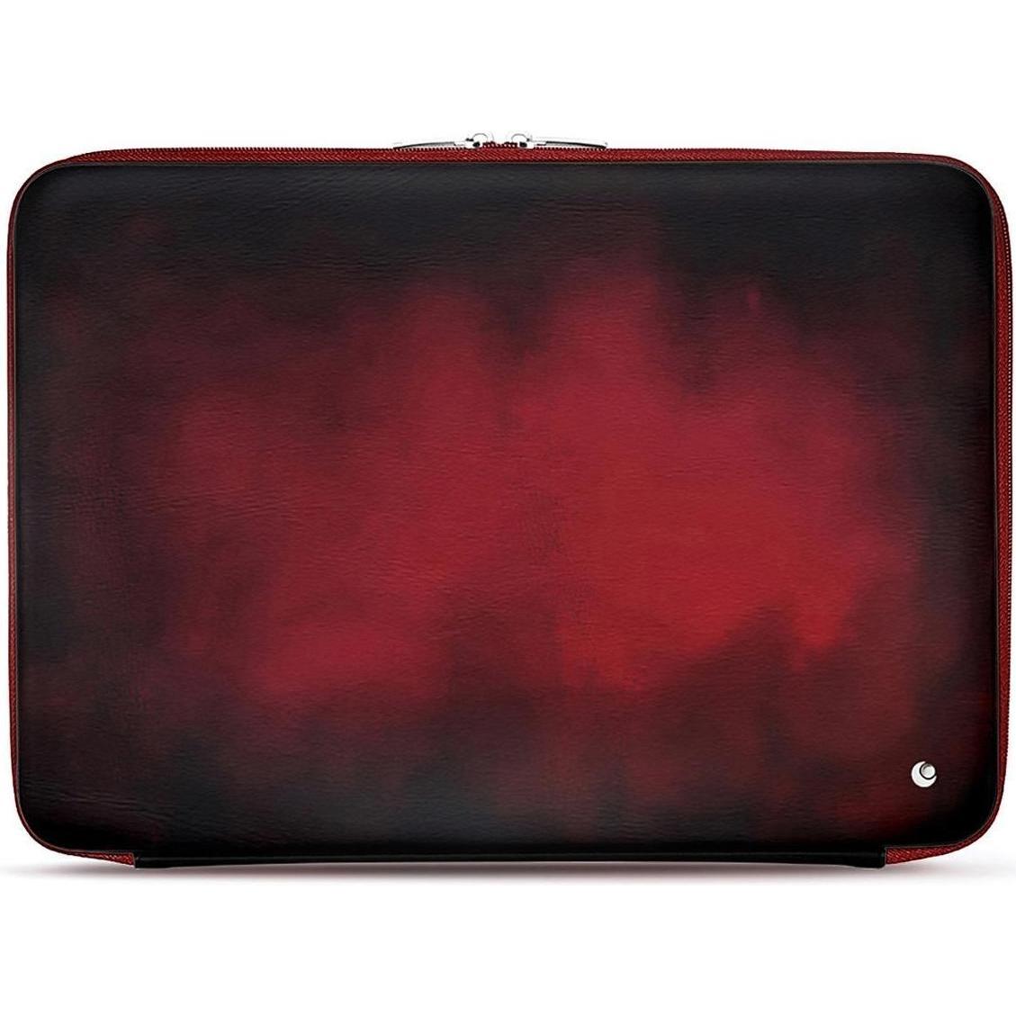 Noreve Lederhülle, Notebooktasche, Rot