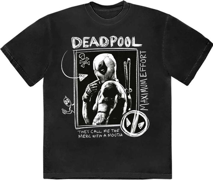 Immagine prodotto Maglietta Unisex Adulto Merc With A Mouth Max Effort Deadpool (XXL)