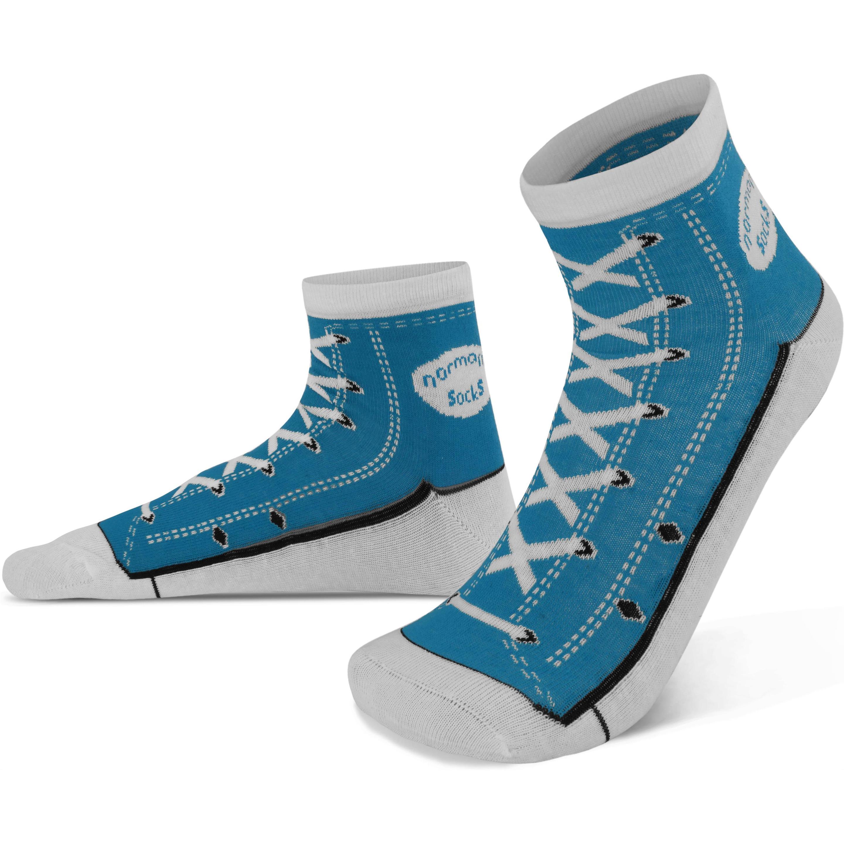 Normani, Herren, Socken, 4 Paar Socken im Schuh-Design, Blau, (4er Pack, 35 - 38)