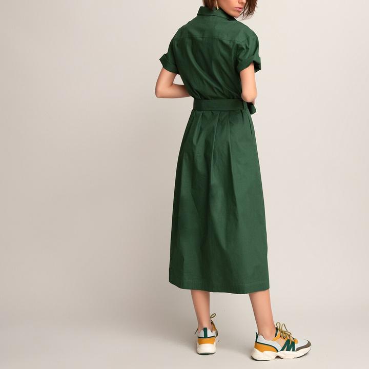 Produktbild La Redoute Collections Blusenkleid mit Bindegürtel (44)