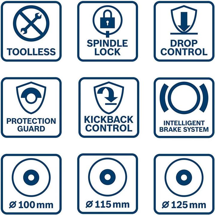 Actual product image Bosch Professional GWS 18V-10 (125 mm)