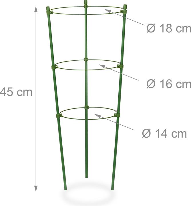 Actual product image Relaxdays 6x climbing support (18 cm, 18 cm)