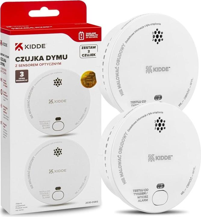 Image du produit Kidde Zestaw czujek dymu 2030-DSR3