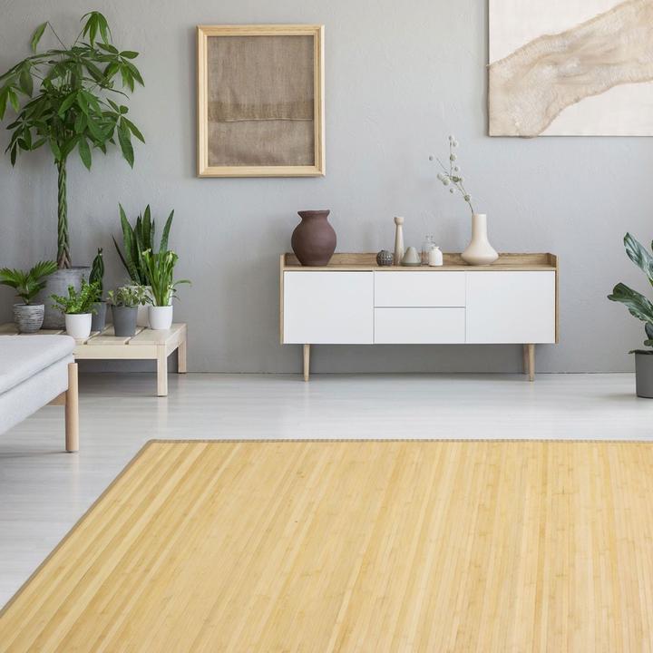 Actual product image Greendeco Bamboo Mat Bamboo Rug Carpet Bamboo 80 x 300 natural (80 x 300 cm)