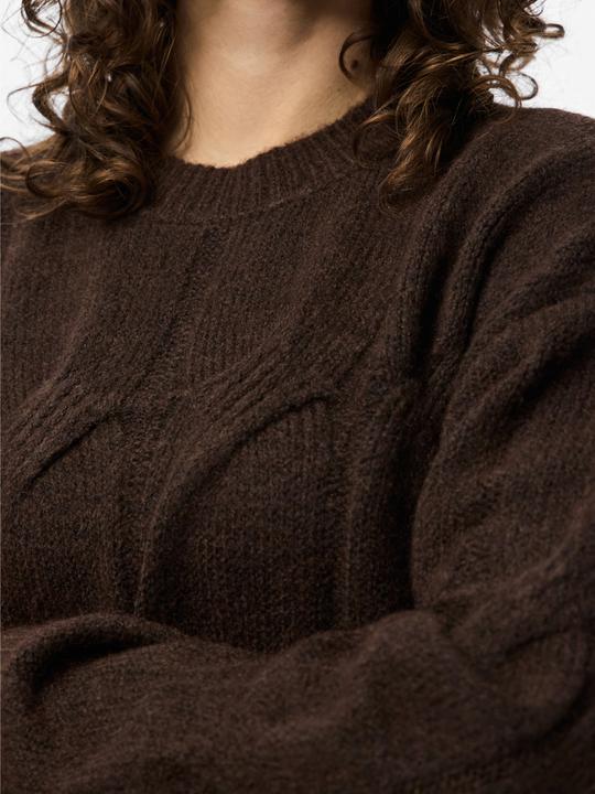 Produktbild Pieces Pcjenna Ls O-Neck Cable Knit Noos Bc (M)