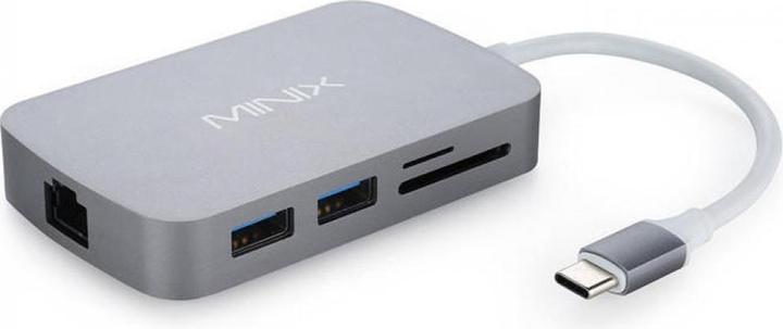Immagine prodotto Minix NEO-C-GGR (USB-C, 7 Porti)