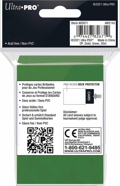 Actual product image Ultra Pro Deck Protector Card Covers