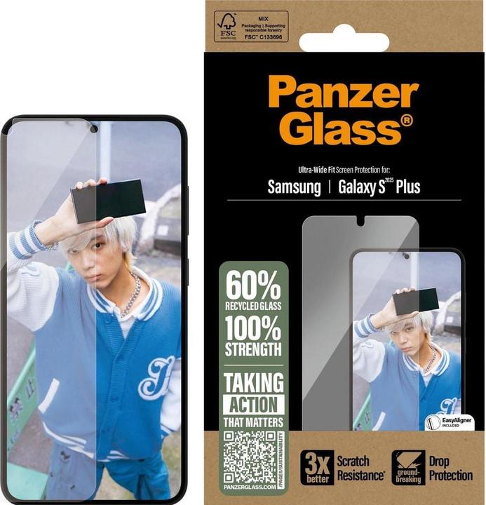 Produktbild PanzerGlass Ultra Wide Fit (1 Stück, Samsung Galaxy S25+)