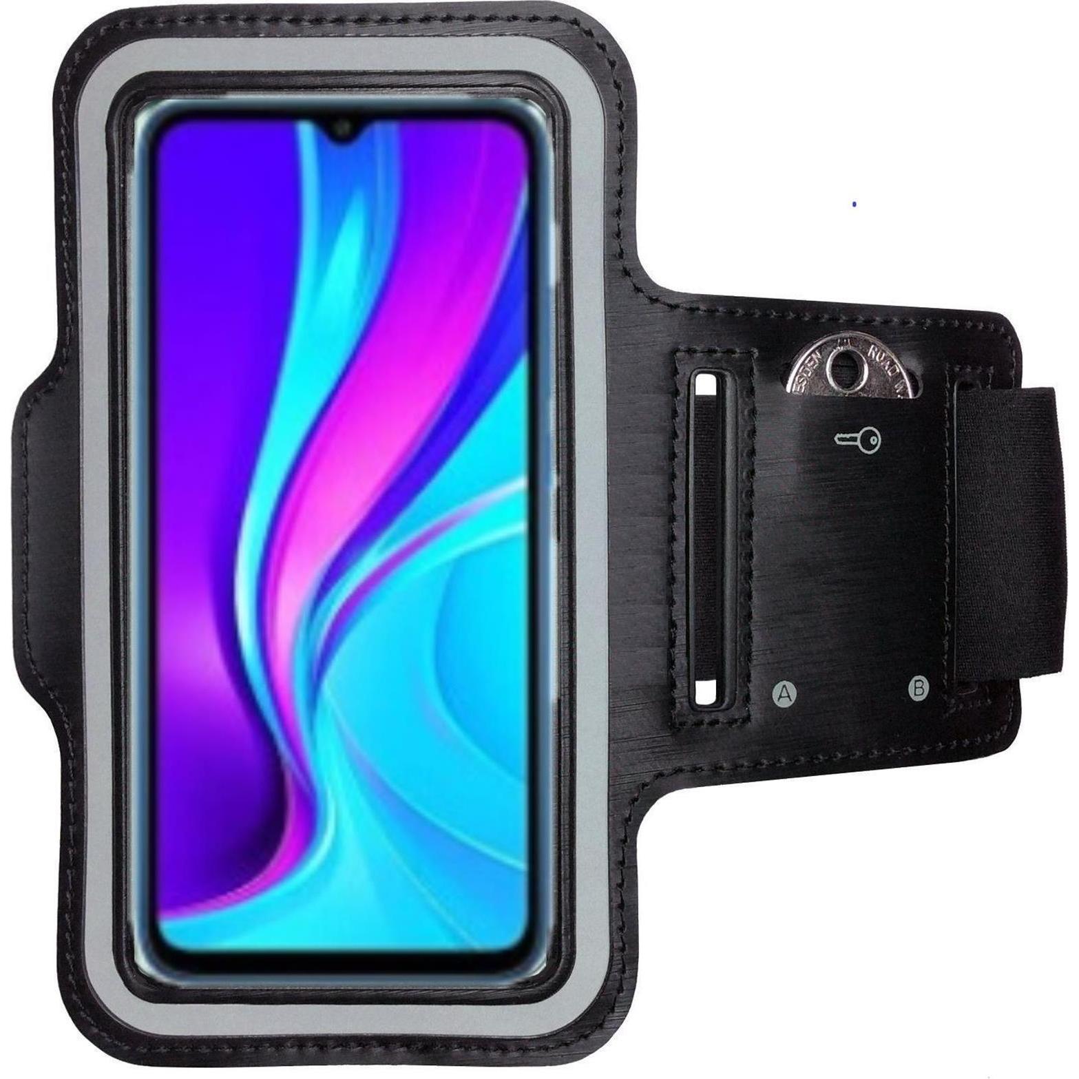 Thumbnail - CoverKingz Sportarmband für Xiaomi Redmi Note 9T, Smartphone Sportarmband, Schwarz