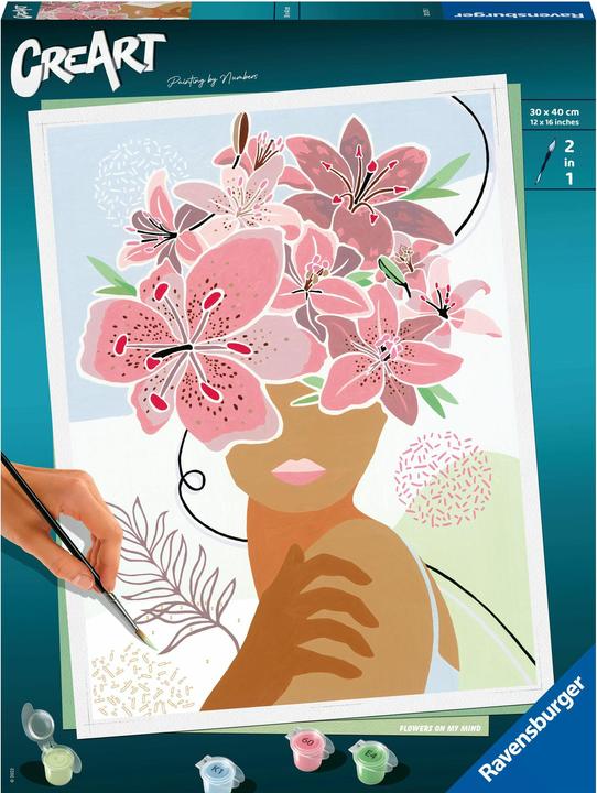 Produktbild Ravensburger CreArt Flowers on my Mind