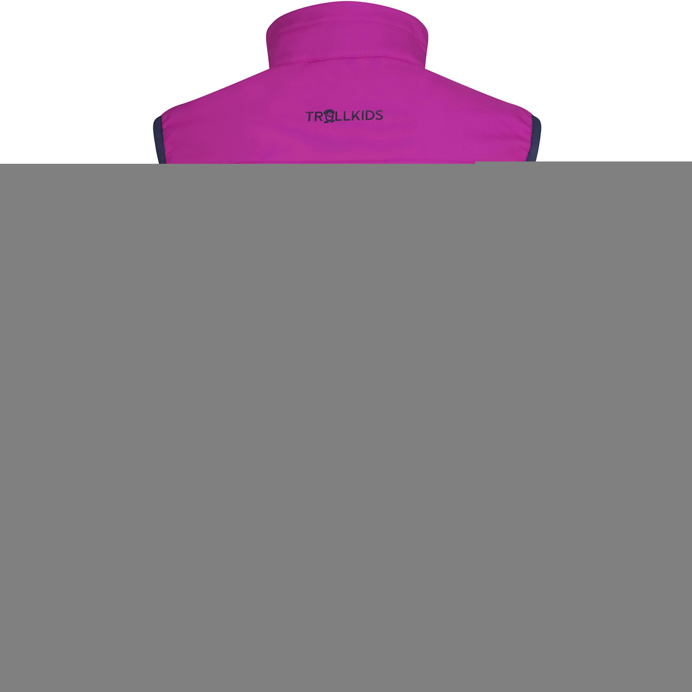 Thumbnail - Trollkids, Unisex, Weste, Kid's Trollfjord Vest, Rosa, (104)