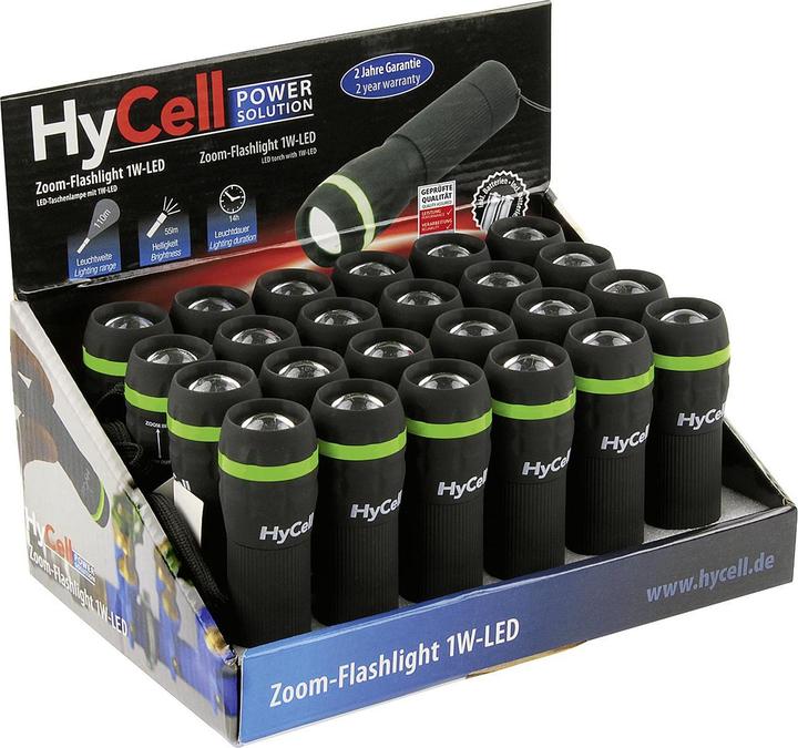 Produktbild Ansmann HyCell Zoom-Flashlight (10.50 cm, 55 lm)