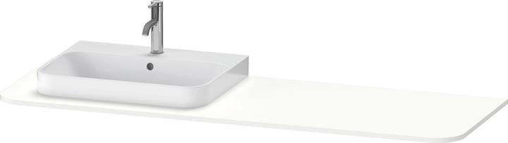 Produktbild Duravit Happy D.2 Plus Konsole HP031H, 1600x550 mm, 1 Auschnitt links, für Waschtischunterbau HP493