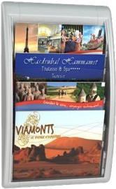 Produktbild Paperflow Prospekthalter 4060.11 DIN A4 quer 4Fächer anthrazit (A4, Quer)