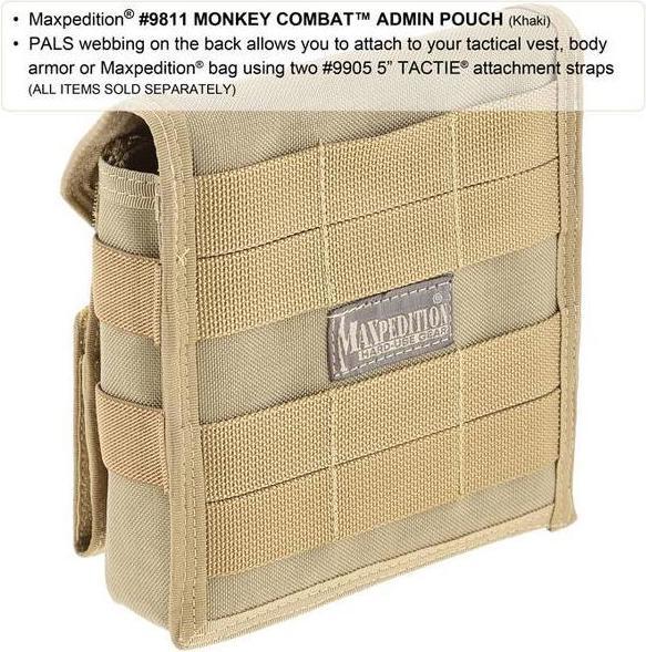 Image du produit Maxpedition Monkey Combat Admin Vesten- Sac banane