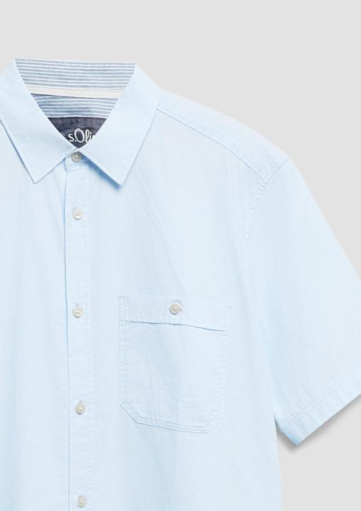 Produktbild s.Oliver Regular Fit: Fein strukturiertes Kurzarmhemd (3XL)