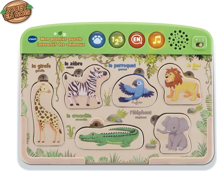Immagine prodotto VTech Il Primo Puzzle Interattivo Di Animali (Francese)