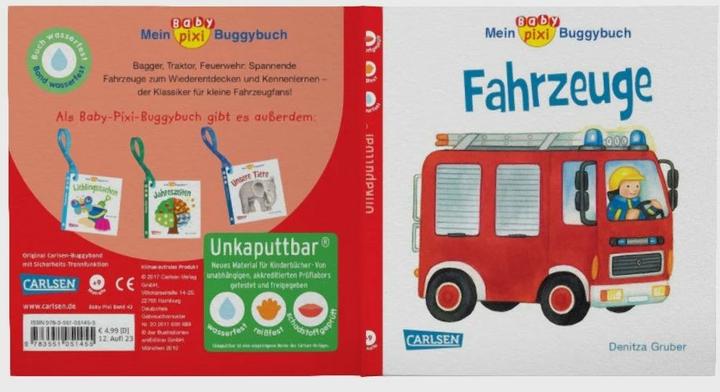 Immagine prodotto Baby Pixi 43: My Baby-Pixi buggy book: Veicoli (Tedesco)
