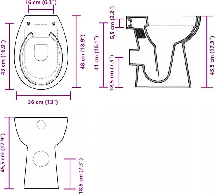 Immagine prodotto vidaXL Toilette