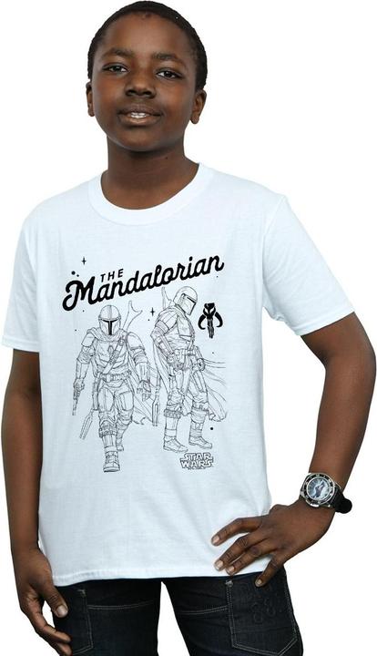 Produktbild Star Wars The Mandalorian Hunter Profile TShirt Jungen (128)