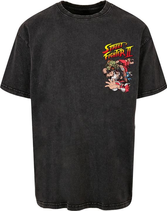 Produktbild Merchcode Streetfighter II Roster Oversize Tee - 187843 (XXL)